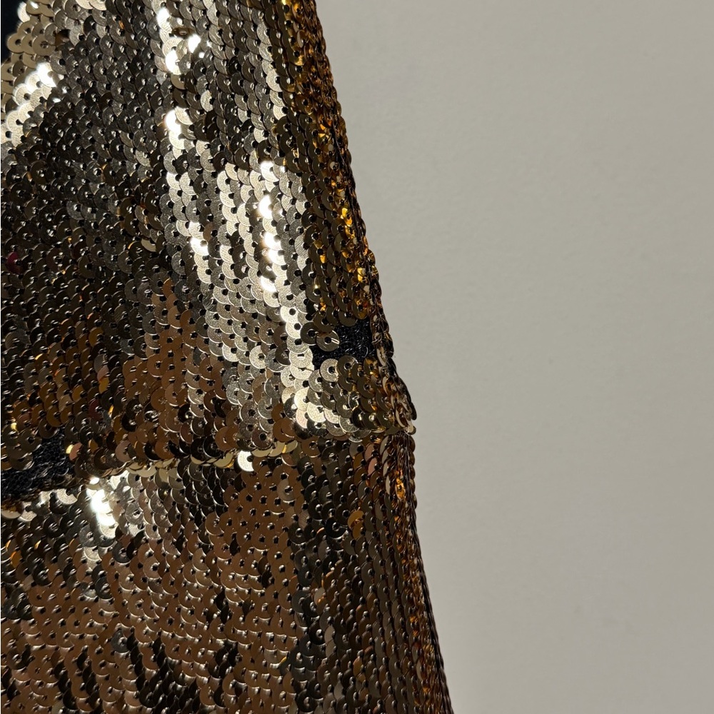 NADINE MERABI Tianna Gold Jumpsuit - Picture 16 of 16